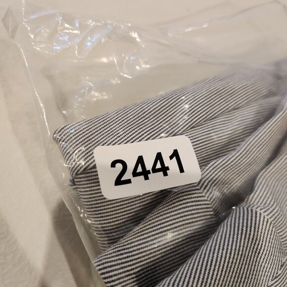 Lane Bryant Black White Striped 4 Season Slim Capri Seersucker Pants Size 26 - Picture 11 of 11